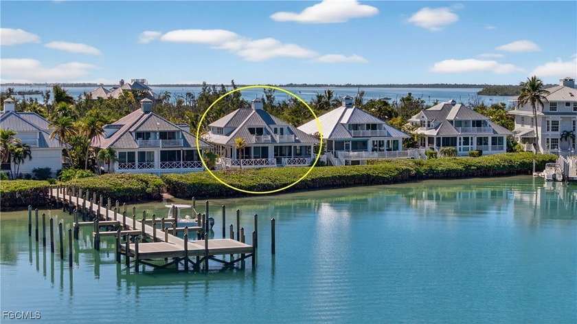 Water Wings cottage is waterfront, two-stories with Master on - Beach Home for sale in Useppa Island, Florida on Beachhouse.com