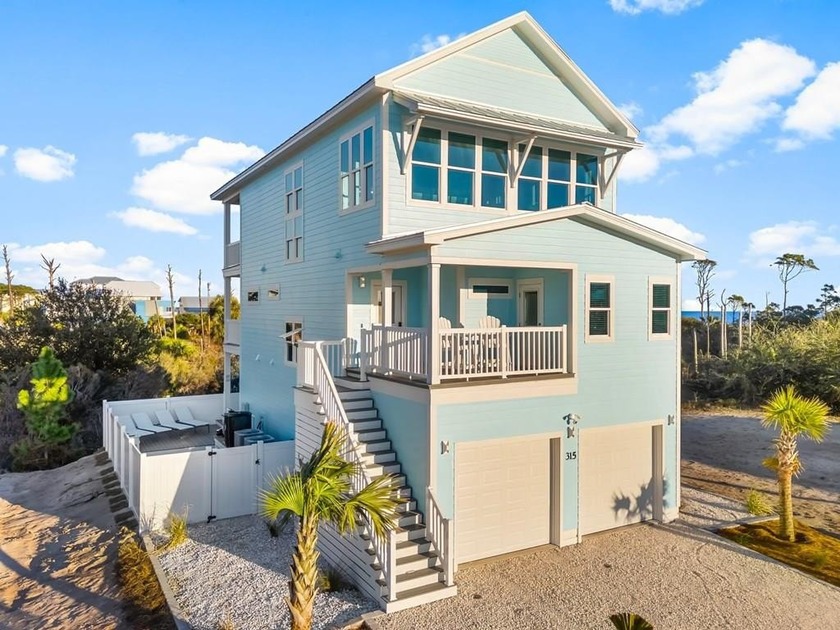 This stunning custom coastal residence delivers the ultimate - Beach Home for sale in Cape San Blas, Florida on Beachhouse.com