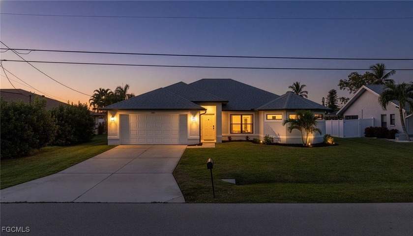 Welcome to this young, lightly lived-in 2022 Waterfront - Beach Home for sale in Cape Coral, Florida on Beachhouse.com