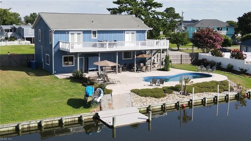 Watch the tranquil sunsets and beautiful waterfront views from - Beach Home for sale in Virginia Beach, Virginia on Beachhouse.com