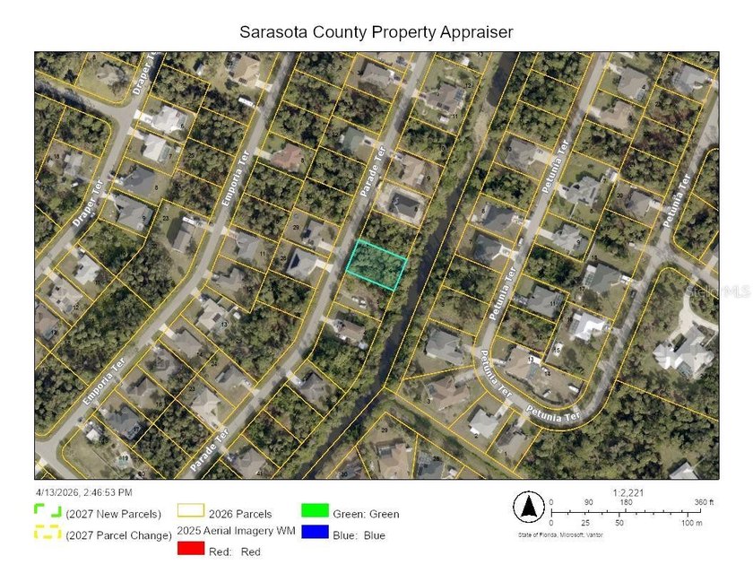 Residential lot in North Port featuring a freshwater canal view - Beach Lot for sale in North Port, Florida on Beachhouse.com