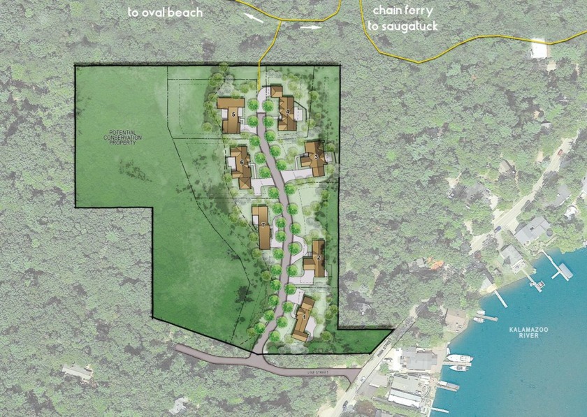 Welcome to Sugar Hill! Seven custom modern homes designed by - Beach Lot for sale in Saugatuck, Michigan on Beachhouse.com