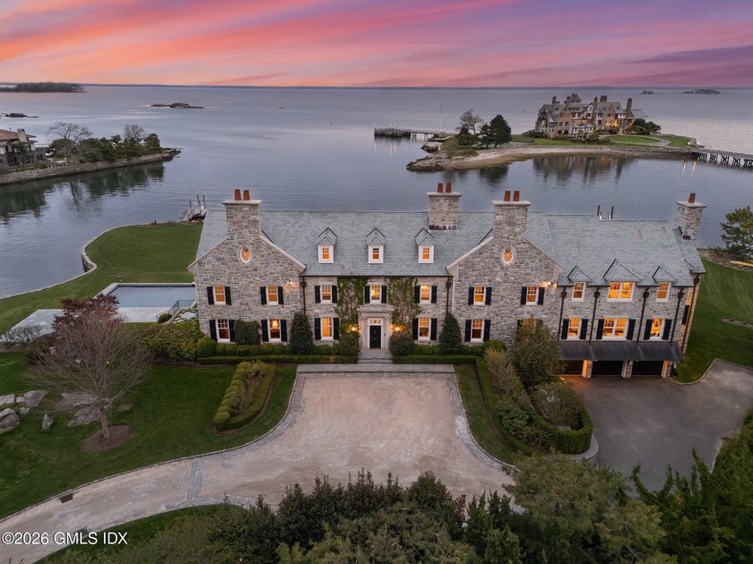 A rare waterfront estate of true scale and presence, this - Beach Home for sale in Greenwich, Connecticut on Beachhouse.com