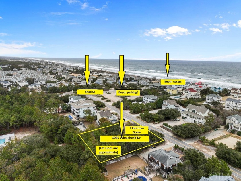 JUST 3 LOTS TO OCEAN AND NEAR SHAD ST! THE ONLY LOT CURRENTLY - Beach Lot for sale in Corolla, North Carolina on Beachhouse.com