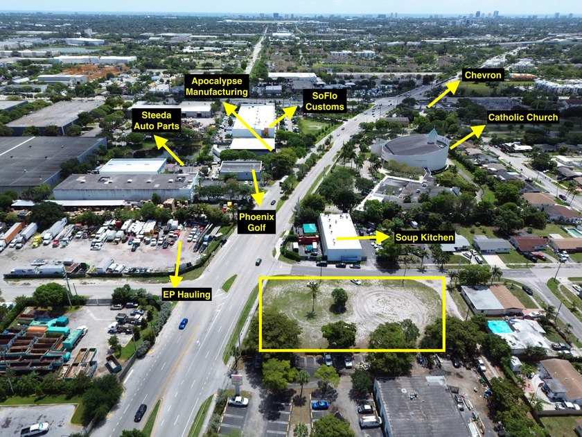 Prime corner commercial land opportunity on Dr. Martin Luther - Beach Lot for sale in Pompano Beach, Florida on Beachhouse.com