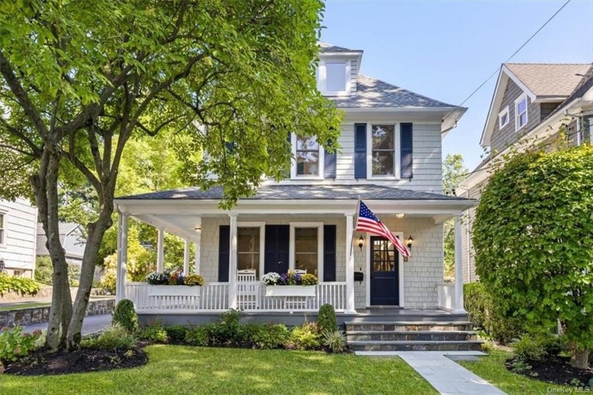 This beautiful shingle style colonial with wrap around front - Beach Home for sale in Rye, New York on Beachhouse.com