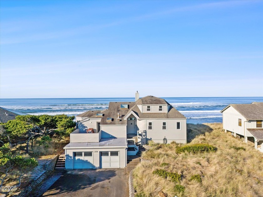 Nestled on the dramatic Salishan Spit this  oceanfront home - Beach Home for sale in Gleneden Beach, Oregon on Beachhouse.com