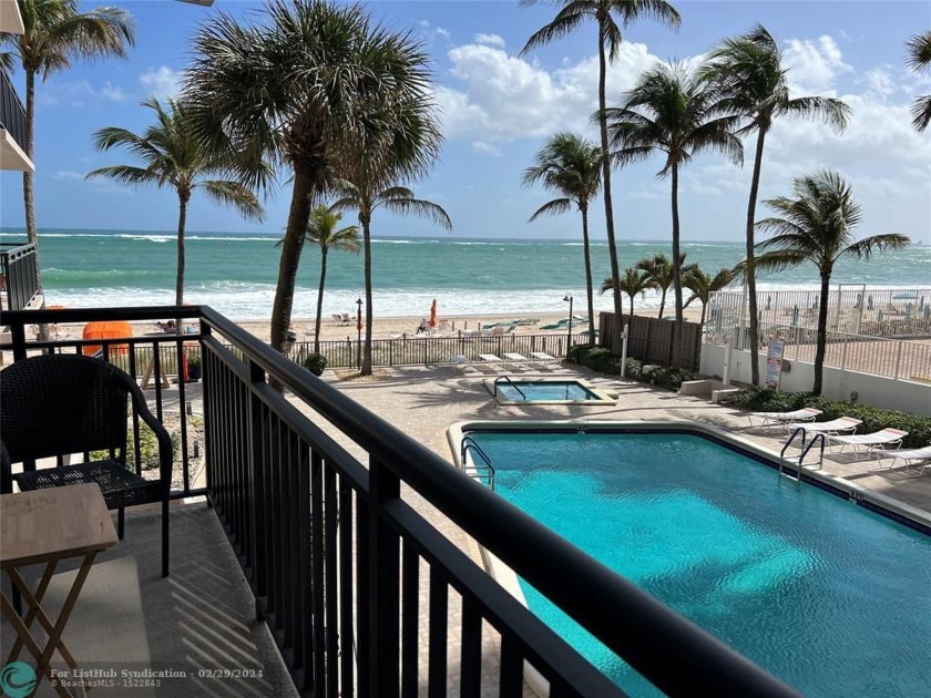 SOUTH SIDE.  BUILDING SITS DIRECTLY ON THE SAND.  ALL NEW - Beach Condo for sale in Fort Lauderdale, Florida on Beachhouse.com