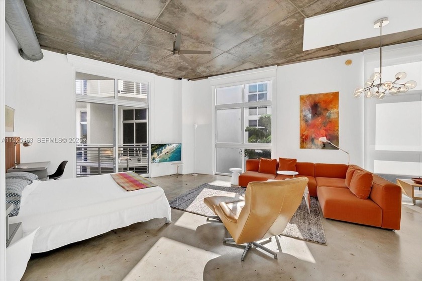Extra-large loft-style studio at 2001 Meridian Ave with 12-ft - Beach Condo for sale in Miami Beach, Florida on Beachhouse.com