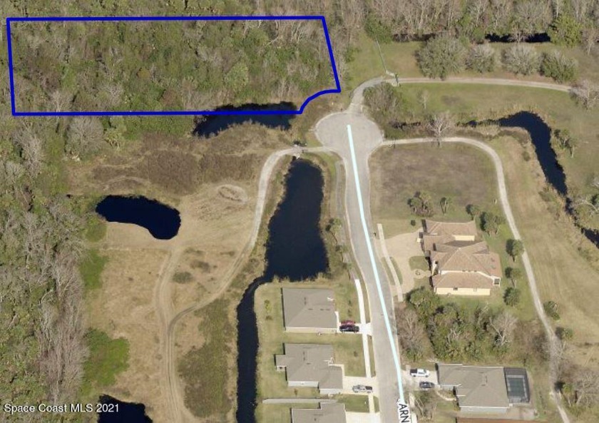 Largest lot - existing underground utilities  - overlooking pond - Beach Lot for sale in Titusville, Florida on Beachhouse.com