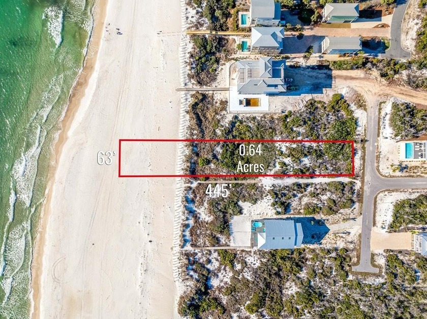 GULF-FRONT HOMESITE IN SUNSET BEACH ESTATES - NORTH CAPE SAN - Beach Lot for sale in Cape San Blas, Florida on Beachhouse.com