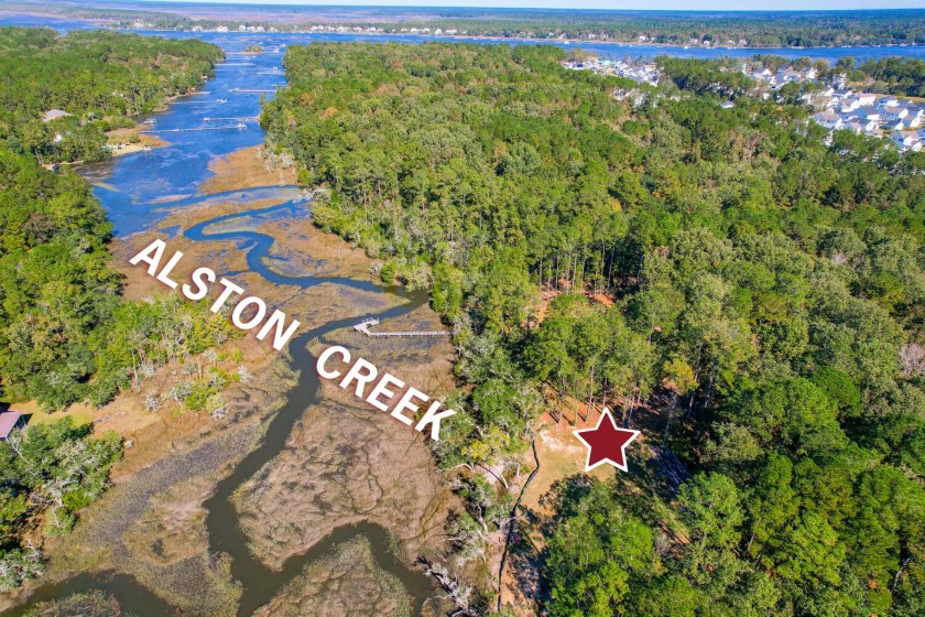 Nestled along the banks of Alston Creek, this magnificent 1 - Beach Lot for sale in Mount Pleasant, South Carolina on Beachhouse.com