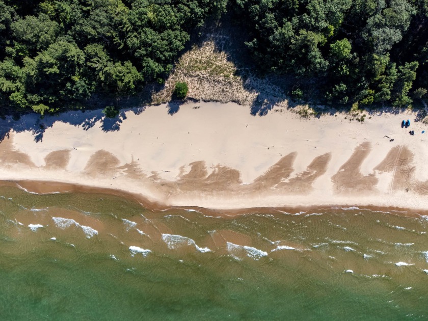 Rare Lake Michigan parcel with 450' frontage and approximately 9 - Beach Acreage for sale in Shelby, Michigan on Beachhouse.com