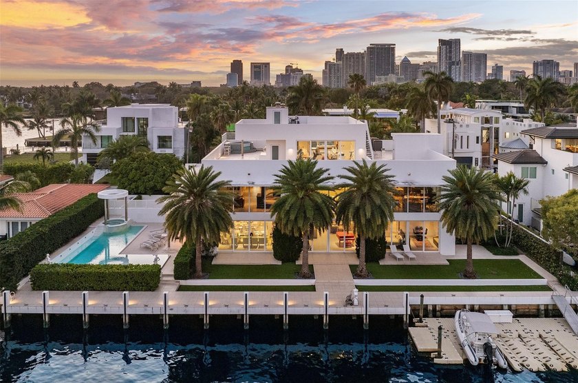 Welcome to this stunning Greek Islands inspired white concrete - Beach Home for sale in Fort Lauderdale, Florida on Beachhouse.com