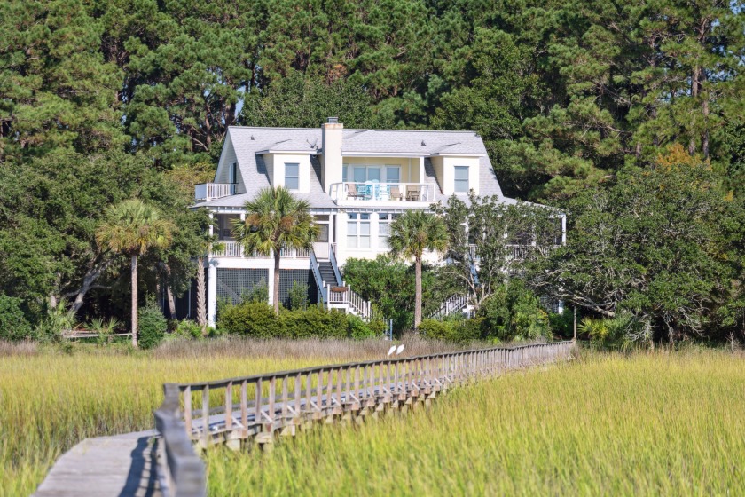 With sweeping views of the Intracoastal Waterway, a private dock - Beach Home for sale in Mount Pleasant, South Carolina on Beachhouse.com