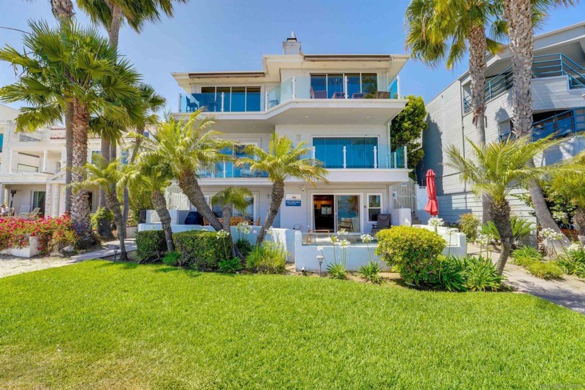 Situated directly on the sand of the serene shores of Sail Bay - Beach Home for sale in San Diego, California on Beachhouse.com