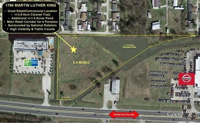 Prime retail/commercial lot on the Martin Luther King retail - Beach Commercial for sale in Houma, Louisiana on Beachhouse.com