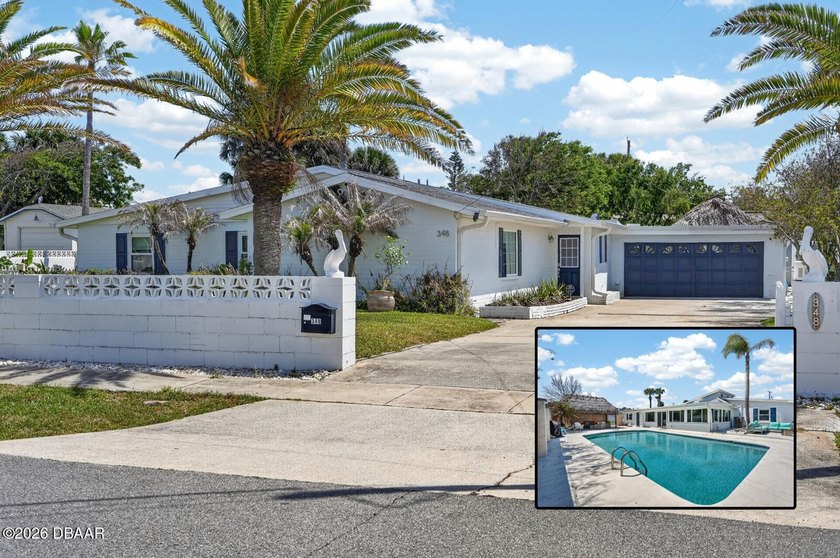 Welcome to your coastal retreat just steps from the ocean! Rare - Beach Home for sale in Daytona Beach, Florida on Beachhouse.com