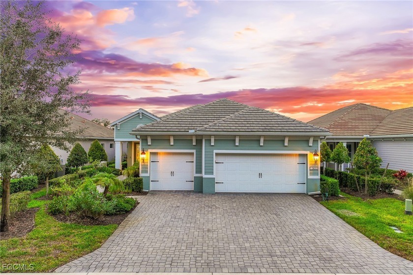 Breathtaking sunset views over a serene lake set the tone for - Beach Home for sale in Fort Myers, Florida on Beachhouse.com