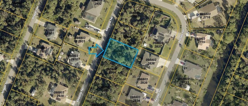The seller has a survey, septic plan, and floor plan in their - Beach Lot for sale in North Port, Florida on Beachhouse.com
