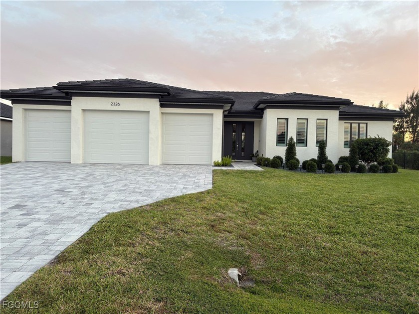 Built in 2023. Beautifully upgraded 4 bedroom 2 bath luxury home - Beach Home for sale in Cape Coral, Florida on Beachhouse.com
