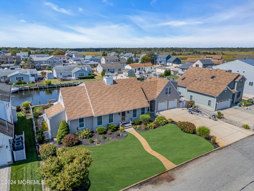 Custom Built Waterfront home with 110 feet on the water and - Beach Home for sale in Forked River, New Jersey on Beachhouse.com