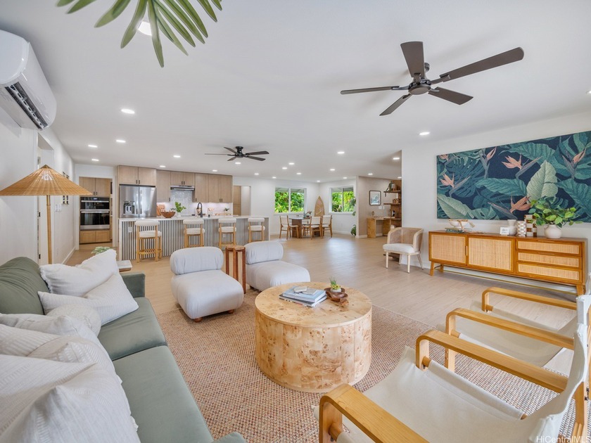 Thoughtfully redesigned for modern island living, this fully - Beach Home for sale in Haleiwa, Hawaii on Beachhouse.com
