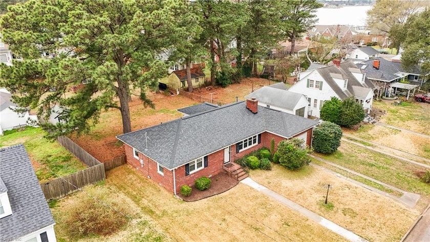 Impressive all-brick ranch with an elegant slopped roof. No - Beach Home for sale in Portsmouth, Virginia on Beachhouse.com