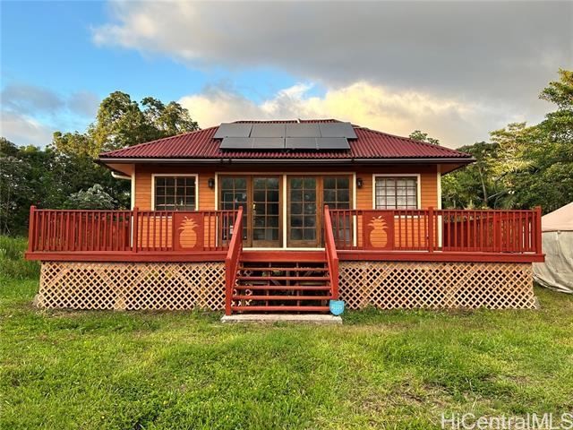 Welcome to this stunning custom-built Off-Grid Tiny House - Beach Home for sale in Keaau, Hawaii on Beachhouse.com