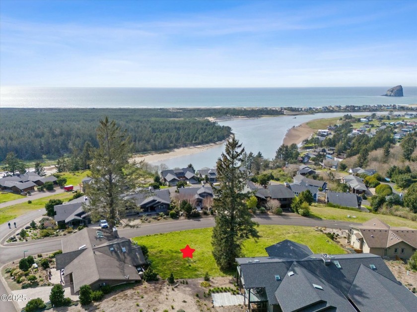 Ocean and River Views with Sunshine too! Perfectly positioned - Beach Lot for sale in Pacific City, Oregon on Beachhouse.com