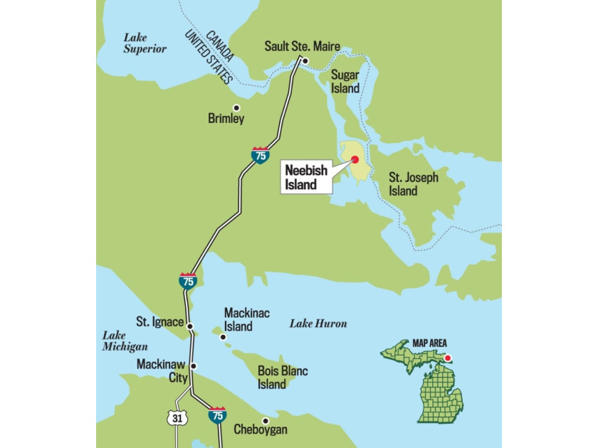 40 Acres of Nature on Neebish Island. Serviced daily by a ferry - Beach Acreage for sale in Neebish Island, Michigan on Beachhouse.com