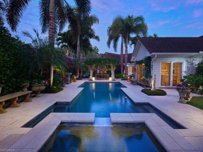 European elegance abounds in this beautifully landscaped - Beach Home for sale in Naples, Florida on Beachhouse.com