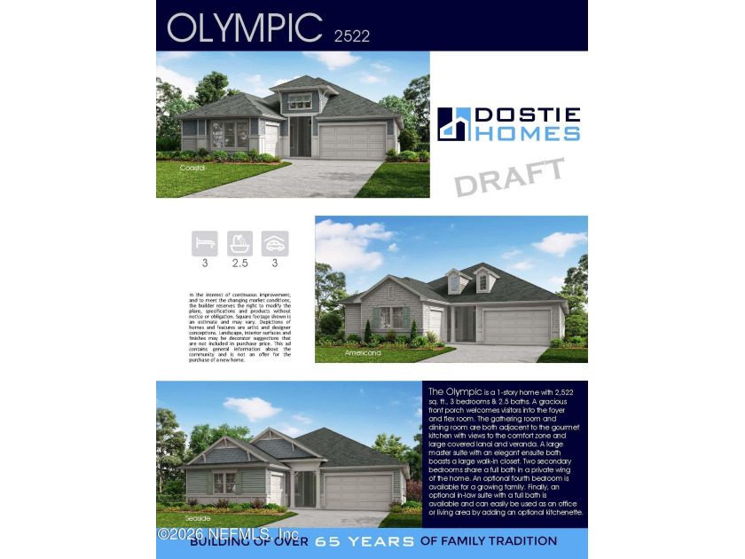 This Dostie Olympic is a spacious single-story home spanning 2 - Beach Home for sale in Ponte Vedra, Florida on Beachhouse.com