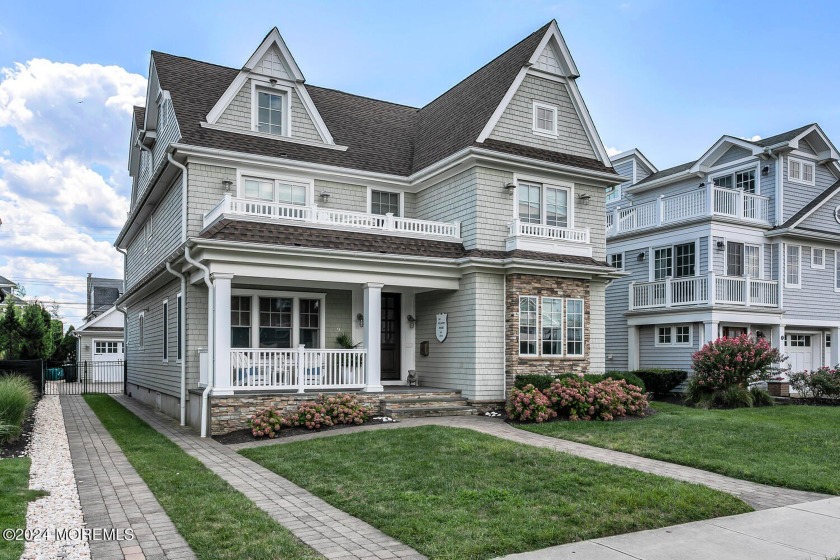 This OCEAN BLOCK Custom Seaside Colonial is tastefully decorated - Beach Home for sale in Spring Lake, New Jersey on Beachhouse.com