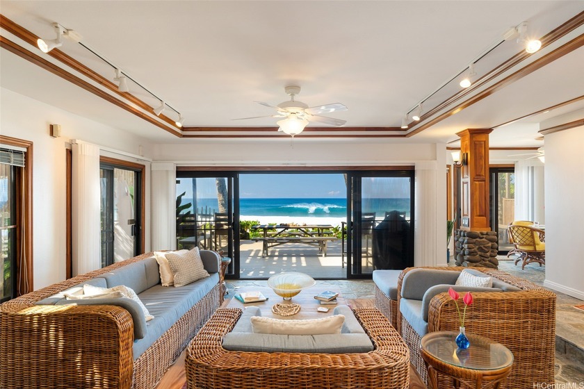 Front and center at Pipeline ~ absolutely unbeatable view into - Beach Home for sale in Haleiwa, Hawaii on Beachhouse.com