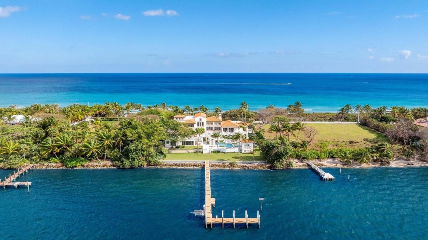 Recently updated, this stunning Ocean-to-Intracoastal Manalapan - Beach Home for sale in Manalapan, Florida on Beachhouse.com