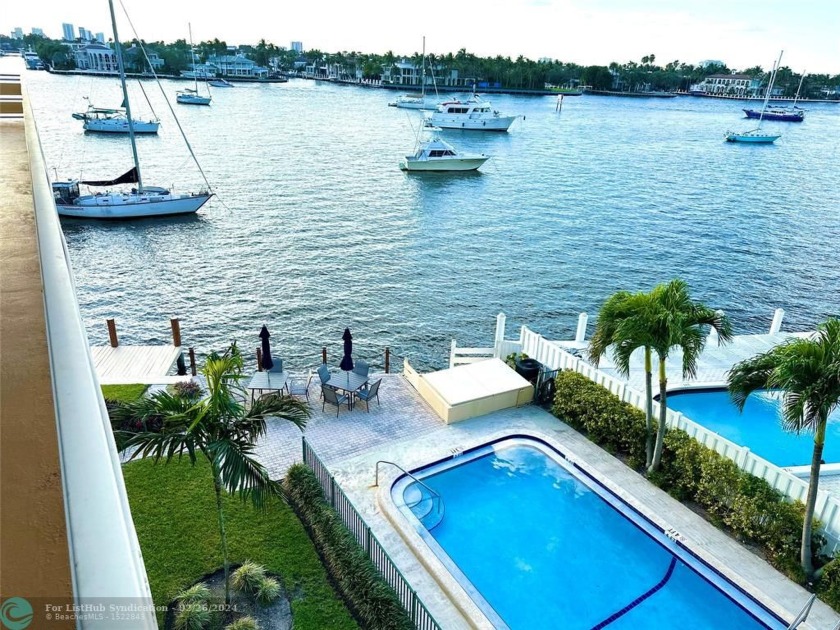 Spectacular views of the Intracoastal Waterways, pool and the - Beach Condo for sale in Fort Lauderdale, Florida on Beachhouse.com