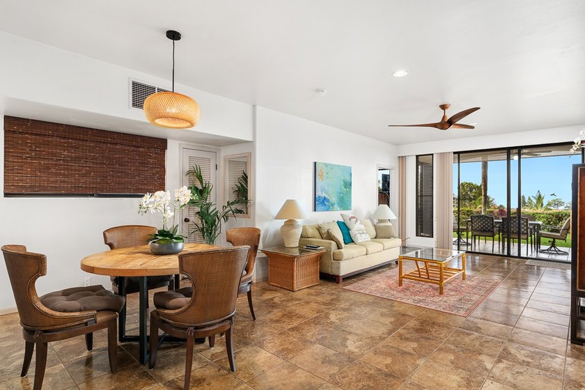 Mornings at Fairways at Waikoloa often begin on the lanai - Beach Condo for sale in Waikoloa, Hawaii on Beachhouse.com