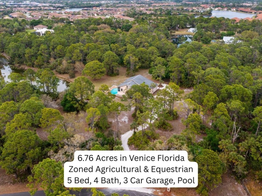 Private 6.76-acre retreat in Everglade Estates, Venice, FL - Beach Home for sale in Venice, Florida on Beachhouse.com