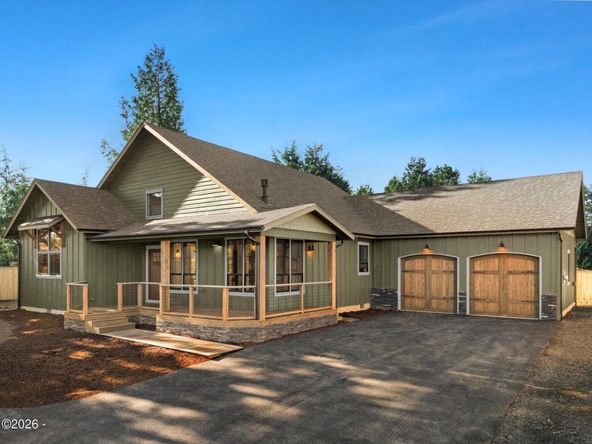 Welcome to this newly constructed, single-level Craftsman home - Beach Home for sale in Waldport, Oregon on Beachhouse.com