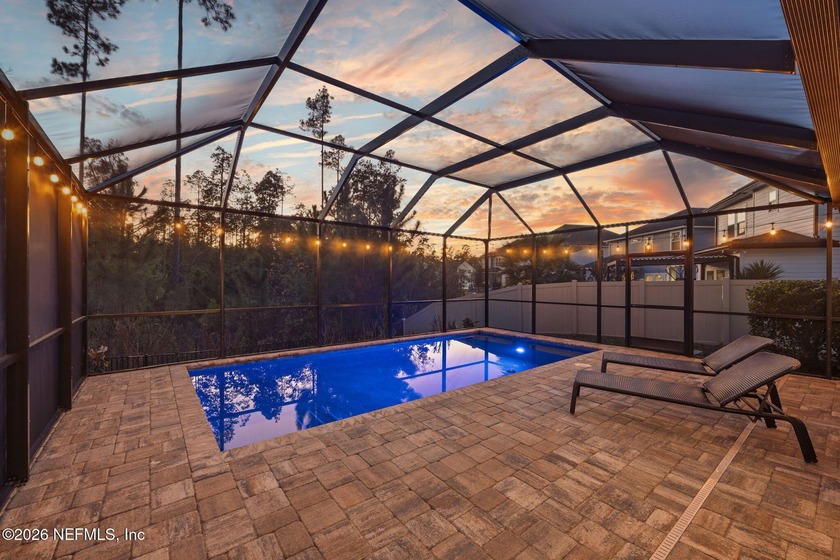 Privacy, pool, and preserve views, this Beacon Lake home checks - Beach Home for sale in St Augustine, Florida on Beachhouse.com