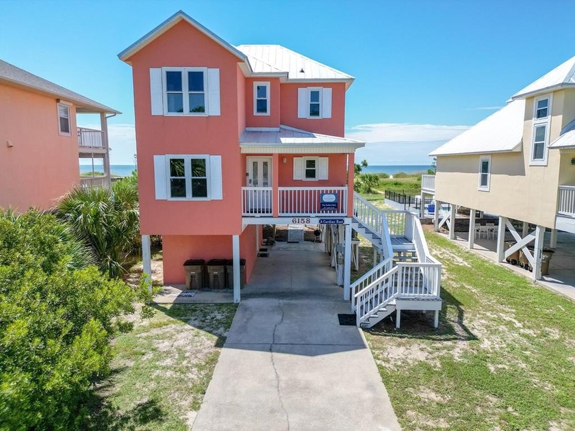 Experience the best of coastal living in this gulf-front, fully - Beach Home for sale in Cape San Blas, Florida on Beachhouse.com