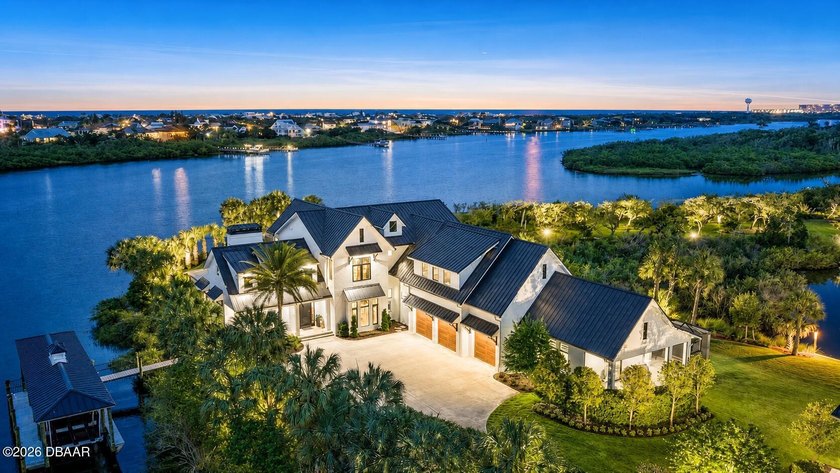 Custom-built riverfront estate on 18.5 acres in the gated - Beach Home for sale in Flagler Beach, Florida on Beachhouse.com