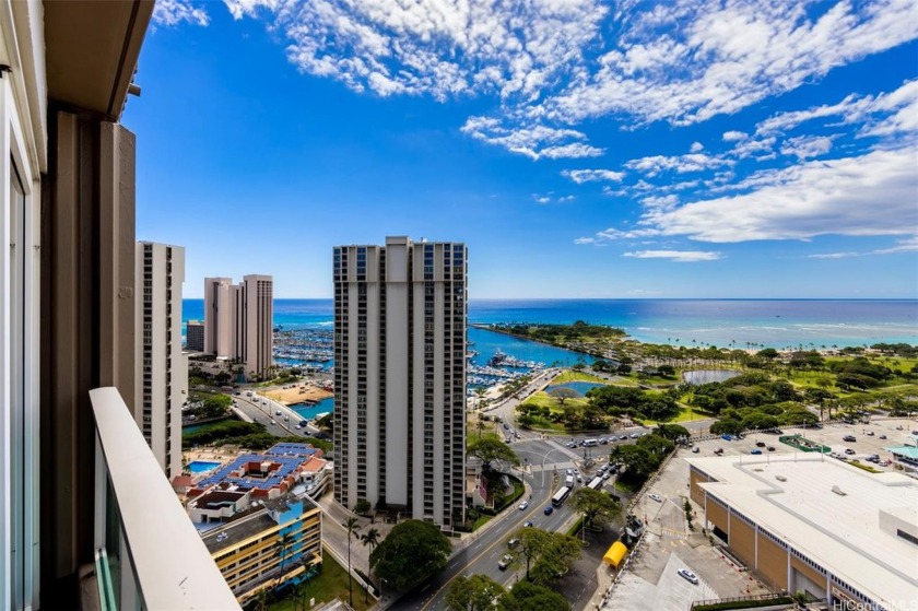 Discover panoramic Pacific Ocean, Ala Moana Beach Park, Ala Wai - Beach Condo for sale in Honolulu, Hawaii on Beachhouse.com