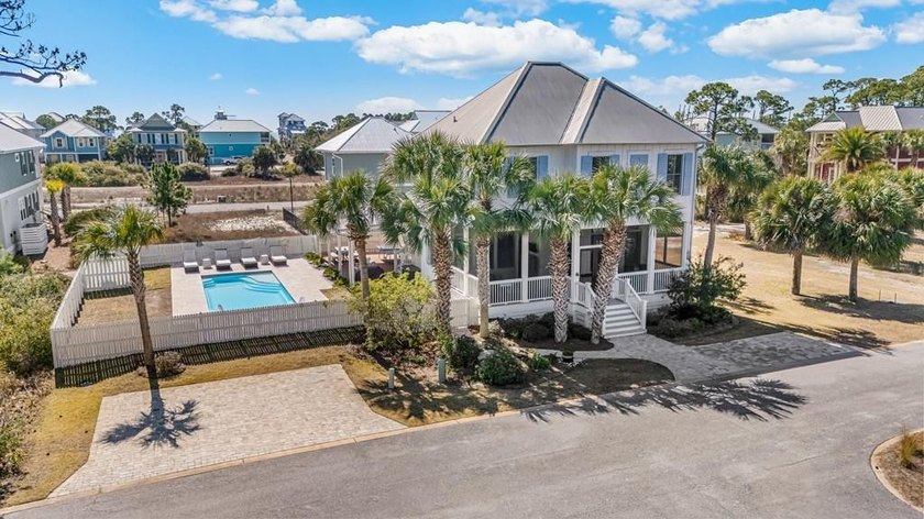 CUSTOM BUILT WITH PRIVATE POOL. This home sits on two full lots - Beach Home for sale in Cape San Blas, Florida on Beachhouse.com