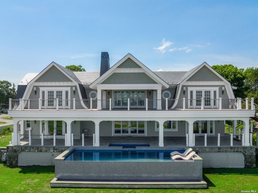 Architectural masterpiece situated on 175' of private sandy - Beach Home for sale in Hampton Bays, New York on Beachhouse.com