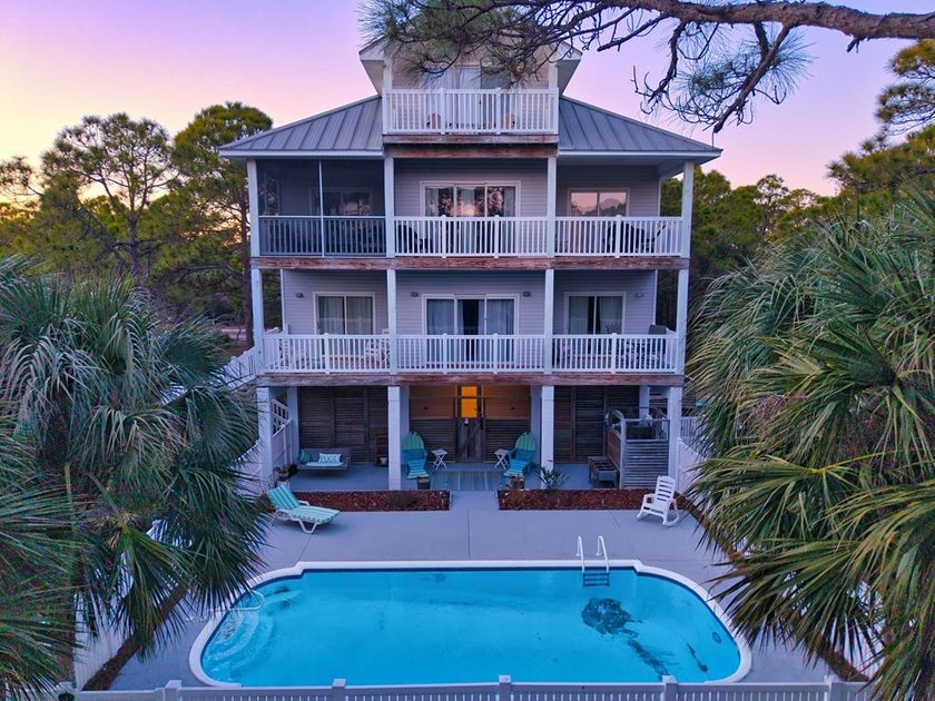 Meet *Bayside Beauty* a lovely island retreat tucked inside the - Beach Home for sale in St. George Island, Florida on Beachhouse.com