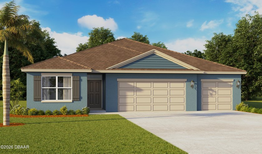 The Denham features an open-concept design that maximizes space - Beach Home for sale in Daytona Beach, Florida on Beachhouse.com