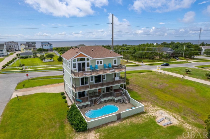 This magnificent oceanside home affords amazing sound & sunsets - Beach Home for sale in Waves, North Carolina on Beachhouse.com