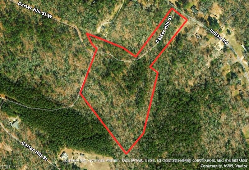 Discover 14.5 acres of untouched forest at Carter Hill St - Beach Acreage for sale in Gloucester, Virginia on Beachhouse.com